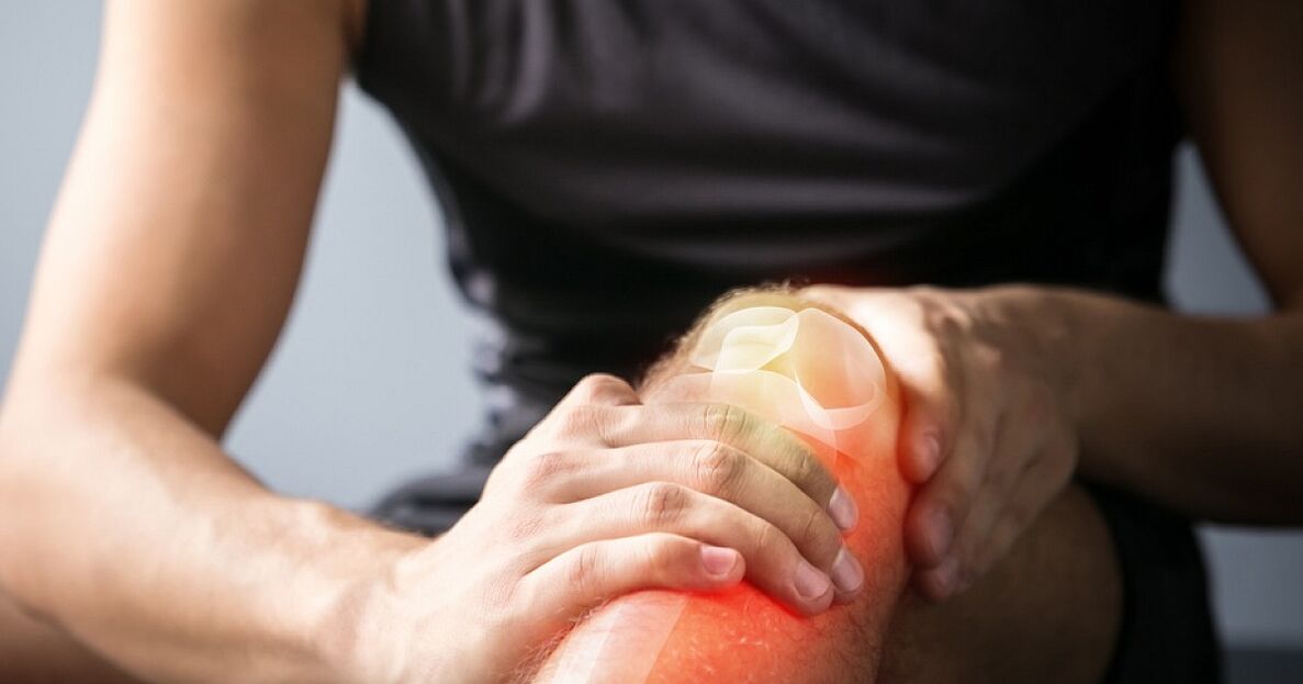 Application de gel Traugel dans l'articulation du genou