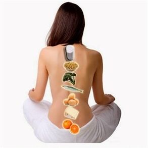 Une bonne nutrition pour la prévention de l'ostéochondrose cervicale chez la femme.
